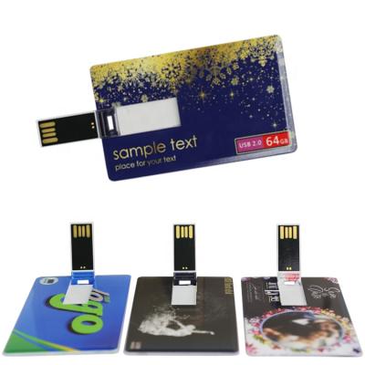 China China supplier low plastic prices offering custom design business plastic slim credit card usb flash drive 16g for sale