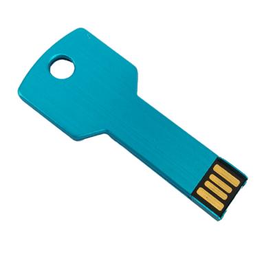 China Custom Logo Metal Key Usb Flash Drive 512mb Stick Pen Drive Usb 2.0 2GB 4GB 8GB 16GB 32GB Pendrive 64GB for sale