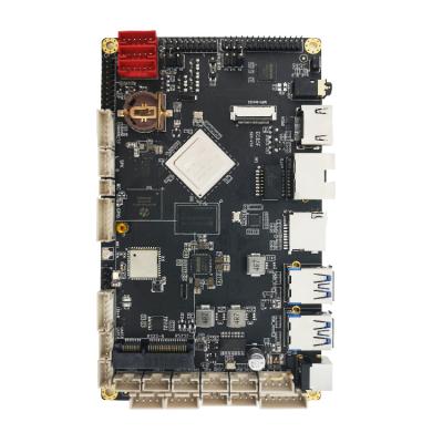 China Advertising high quality YNH530 motherboard quad-core 2G 4G DDR3 EMMC8G 16/32G/64G 3840*2160 Android 11.0 machinery customization rk3568 for sale