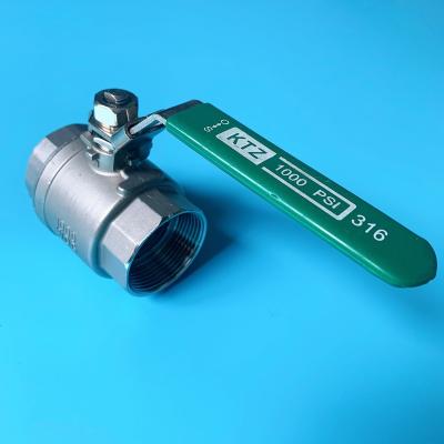 China PN16-40 WCB Carbon Steel Cast Iron General Steel 2PC Flanged CF8 Ball Valve for sale