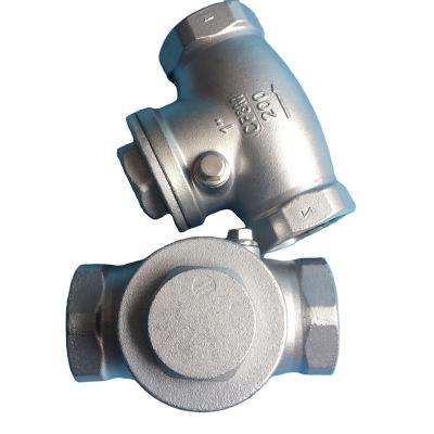 China Carbon Steel CF8M Double Flange Type General Class150 No Return Swing Valve Check Valve for sale