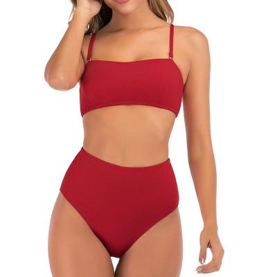 China 3 Piece Swimwear Set Eco-Friendly Women Sexy Fabric Swimwear Bikini Straps Female Swimwear Babydoll Lingerie Swimwear for sale