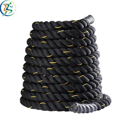 China Carry Poly Dacron Gym Equipment Resistance Jump 15 Meter Travel Exercise Workout Wall Power 50ft Battle Training Rope for sale