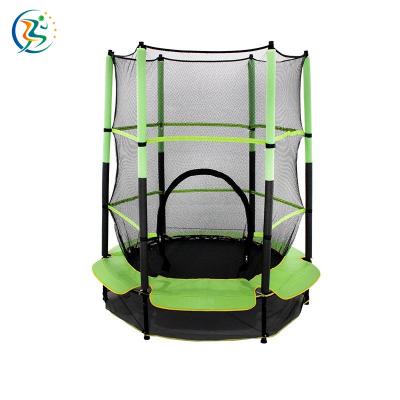 China With Protective Net Wholesale Children's Indoor Home With 55 Inch Outdoor Trampoline Jumping Bed Fitness Guard Net for sale