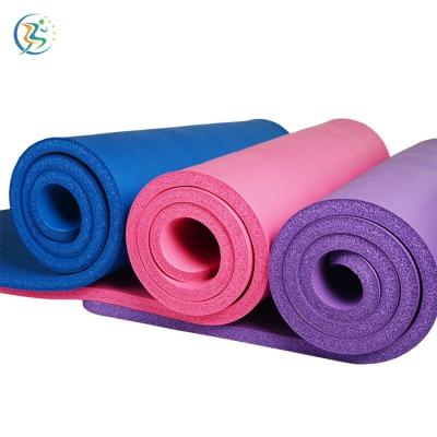 China NBR Factory Price Direct Salescustom Anti Tape Slipcustom Printed Yoga Mats for sale