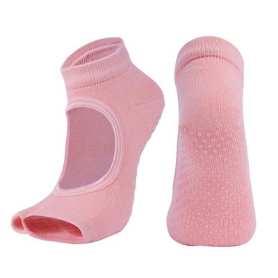 China Yoga Custome Wholesale Anti-Slip Non-Slip Open Yoga Socks Yoga Sock For Split Toe for sale