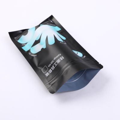 China Barrier 13x21cm Custom Logo Spot Zip Lock Bag Self Seal Stand Up Proof Pouch Self Adhesive Plastic Printing Laminated Zipper Bag for sale