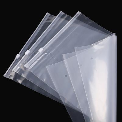 China Recyclable Transparent Resealable PE Custom Clothes Zipper Zipper Lock Bag Plastic Poly Packaging Bag for sale