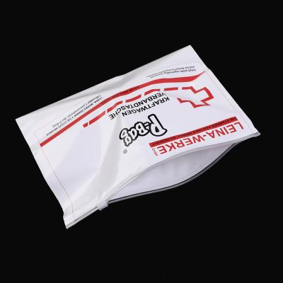 China Recyclable Engraving Printing LDPE Clear Plastic Packaging Single Zip Lock Bag Custom Printed Logo Self Lock Bag Eco Friendly Resealable Bag for sale