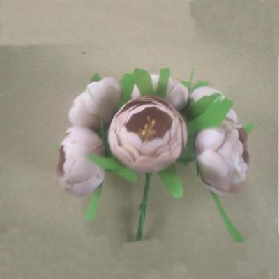 China Wholesale Fashional Rose Artificial Flowers Bouquet Decorative 3d silk flowers for clothes for home wedding decor for sale