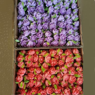 China Fashional New Products Mini Artificial Roses For Wedding Flower Wall Decoration for sale