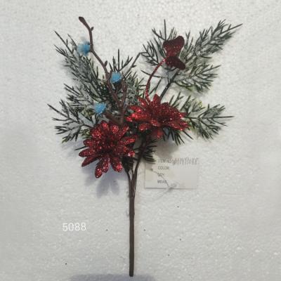 China Fashional Christmas Picks Small Floral Tree Picks For Gift Box Decoration for sale