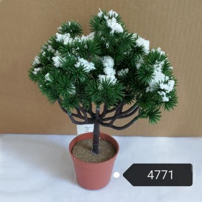 China Fashional Christmas Tree Decor Ornaments Weihnachtsbaum Mini Artificial LED Decorated Pine Needle Indoor Snowfall Wooden Christmas Tree for sale