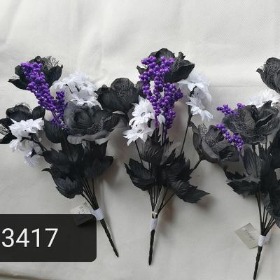 China Fashional Picks Commercial Artificial Floral Arrangements For Home Halloween Decorations for sale