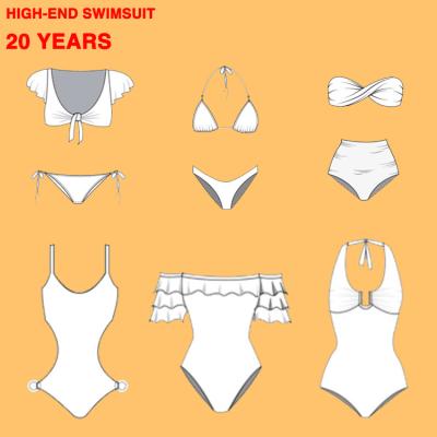 China Manufacturer Swimwear Breathable Company, Custom Hot Sexy Bikini Fashion One Two Pieces Swimsuit for sale