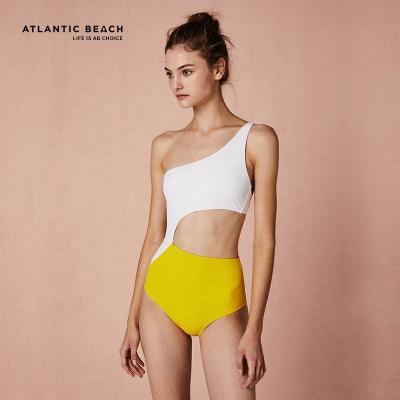 China High Quality Breathable Atlantic Beach Polyester One Shoulder Women In Bikinis Sexy Little Girl Swimwear for sale