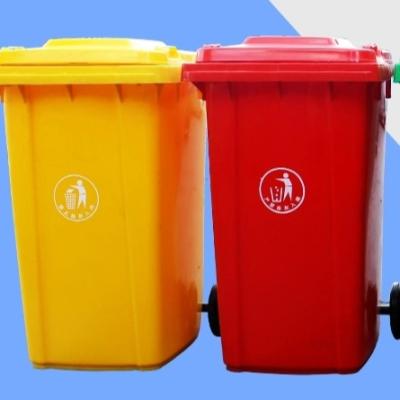 China Sustainable Dust Wheelie Extra Strength Outdoor And Indoor Plastic Trash Can for sale