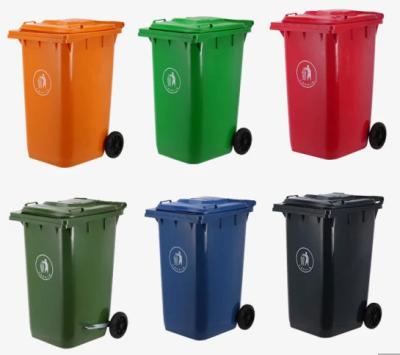 China Sustainable HDPE Trash Can Garbage Bin Rubbish Bin Waste Bin Waste Disposal Box For Various Public Use for sale