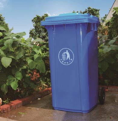 China Sustainable Large Size Mobile Plastic Waste Bins Wheelie Rubbish Bin With Huge Capacity for sale