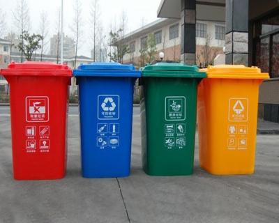 China Sustainable HDPE plastic waste bin from leading chinese manfacturer with many sizes in stock for sale