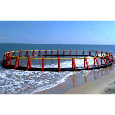 China Sea And Lake HDPE Floating Fish Farming Cage Fish Cage Design For Marine Ocean Aquaculture for sale