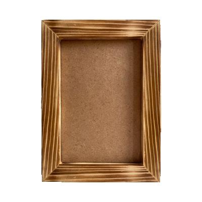 China Handmade+ECO-Friendly WX2109024 HY Size Logo 13x18cm Solid Wood Texture Custom Natural Photo Frames Table Rectangle Eco-Friendly Picture Frame for sale