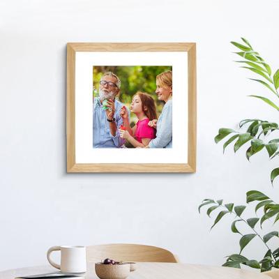 China Handmade+ECO-Friendly WX2109038 HY Wall Table Natural Placement Custom Solid Wood Photo Frame for sale