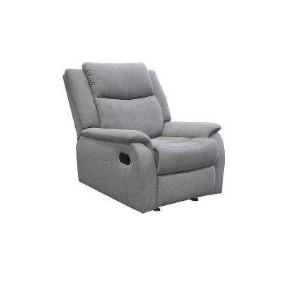 China Simple Modern Design Extendable Living Room Sofa Chair Glider Chair Fabric Leisure Relax Recliner Sofa With USB for sale