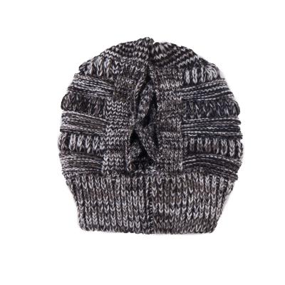 China Wholesale Hot Selling Striped Knitted Hats cc LOGO Factory Vendor Amazon Weave Hot Knitwear Hats for sale