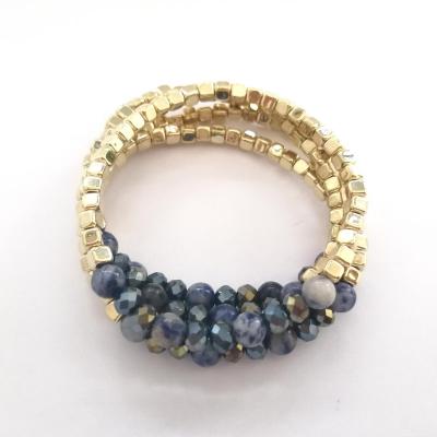 China Hot Selling CLASSIC Design Fashion Bangle Unisex Beaded Bracelet For Gift Party Wedding for sale