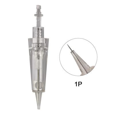 China Permanent Makeup Needles Derma Pen Cartridge Needle 1R/1P Tattoo Machine For Eyebrow Eyeliner Lip for sale