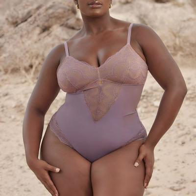 China Sculpting Lace Shapewear Bodysuit for sale