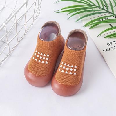 China China Supplier Baby Anti Slip Socks Cute Kids Anti Slip Shoes Knit Cotton Toddler Sock Shoes for sale