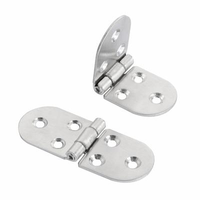 China Modern Hardware Accessory Metal Furniture Circular Arc Form Adjustable Hinges Push In Connector Pivot Hinge Wood Door Hinge for sale