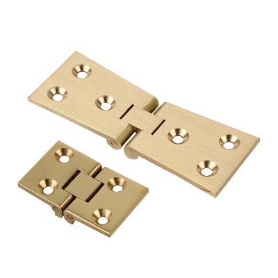 China Modern High Quality Customized Rounded Corners Coppery Round Nails Pivot Hinge For Wooden Doors And Windows for sale