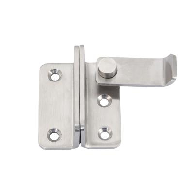 China Anti-theft barn door lock privacy sliding door lock right angle lock hook high quality barn door latch for sale