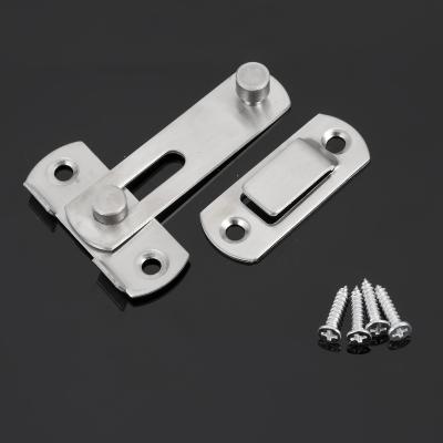 China Privacy Factory Wholesale Stainless Steel Self-defense Door Gate Bracket Flip Lock Latch for sale