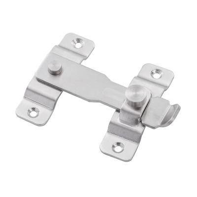 China Professional Privacy OEM Stainless Steel Self Defense Door Latch Flip Increase Door Holder for Living Room for sale