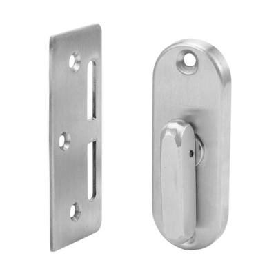 China Privacy 304 Stainless Steel Security Sliding Barn Door Lock Metral Door Latch With Handle For Barn Door Latch for sale