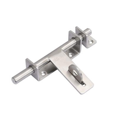 China Durable High Quality T-shape Door Lock Stainless Steel Door Bolt Lock Wooden Left And Right Movable Latch for sale