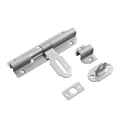 China Customized Durable Heavy Duty Security Household Door Lock Stainless Steel Bolt Movable Latch Anti-theft Security For Hotel Bedroom for sale