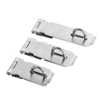 China Customized High Quality Stable And Durable Lock Accessories 304 Stainless Steel Security Latch Door Clasp Door Lock for sale