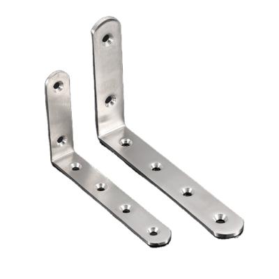 China Metal Fabrication Durable Heavy Duty Stainless Steel Corner Brace Rafter Parts 90 Degree Corner Code for sale