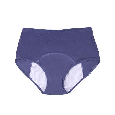 China Antibacterial Women Menstrual Panties Plus Size Briefs Mesh Female Waterproof Menstruation Briefs Breathable 5XL/6XL Period for sale