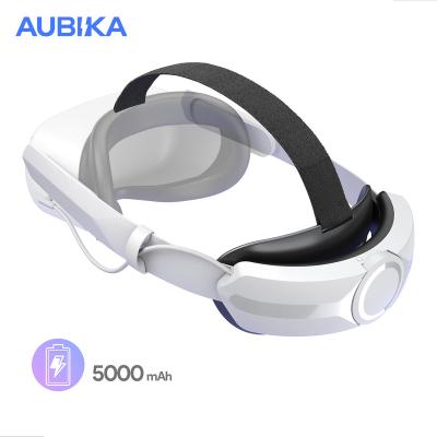 China Replacement AUBIKA design Comfort Head Strap with Battery for Meta/Oculus Quest 2, Elite Strap with 5000mAh Battery Pack for sale