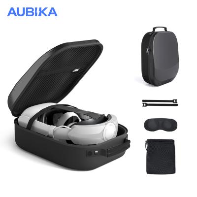 China Waterproof and wear-resistant AUBIKA Hard Carrying Case Compatible with Oculus Quest 2 VR Headset Controllers Travel Storage Bag for Meta Quest 2 Accessories for sale