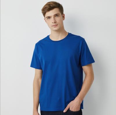 China Wholesale Unisex Customizable Blank High Quality Men's Loose Customizable T Shirts Cheap 100% Cotton 180gsm 19 T-shirts The Plain for sale