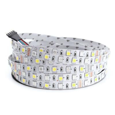 China LANDSCAPE rgbww led strip light smd5050 dc24v waterproof non waterproof for indoor and outdoor decoration lighting rgbw strip led for sale