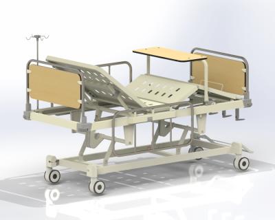 China HL-9901C3 Hospital Price Maid Medical Bed Manual 3 Function With Central Control Console for sale