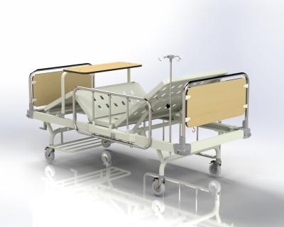 China HL-9901C2good quality hospital manual 2 function steel structure hospital bed with cheap price for sale